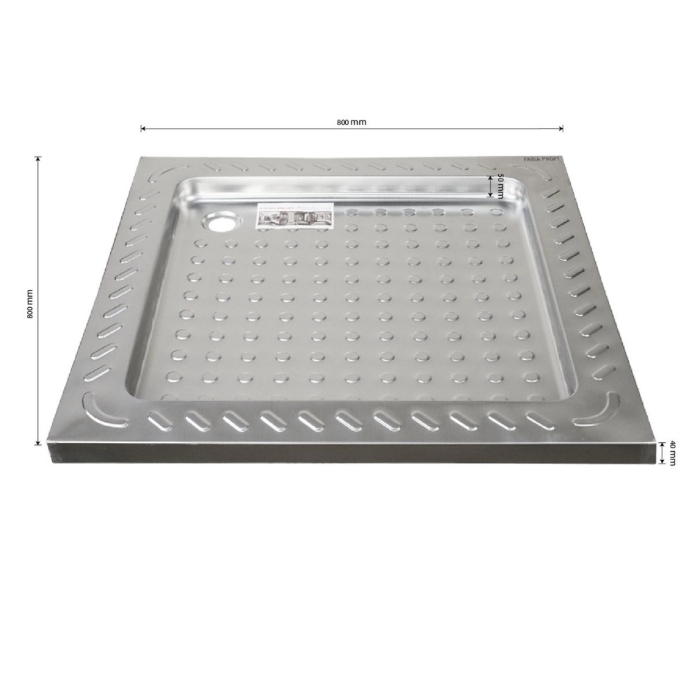 Душевой поддон Санакс Fabia 80х80 Хром 805040 Душевой поддон Санакс Fabia 80х80 Хром 805040 — изображение 2