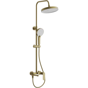 Душевая система Belz B713 с изливом Золото матовое B24713-5