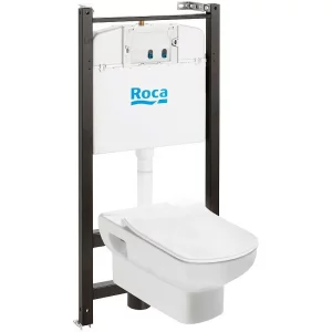 Инсталляция Roca + унитаз Dama Senso + крышка-сиденье slim Белый 893104680 Инсталляция Roca + унитаз Dama Senso + крышка-сиденье slim Белый 893104680