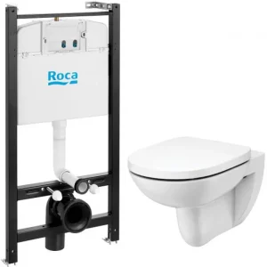 Инсталляция Roca + унитаз Debba Round + крышка-сиденье supralit Белый 893104980 Инсталляция Roca + унитаз Debba Round + крышка-сиденье supralit Белый 893104980