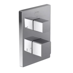 Смеситель встраиваемый Jacob Delafon Square термостатический E98729-CP Смеситель встраиваемый Jacob Delafon Square термостатический E98729-CP