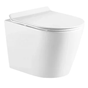 Унитаз подвесной Azario Fonti + с сиденьем Белый AZ-402W Унитаз подвесной Azario Fonti + с сиденьем Белый AZ-402W