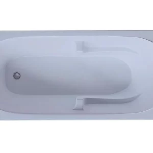 Ванна акриловая Aquatek Лея 170х75 (каркас + слив-перелив + экран) слив справа Белый LEY170-0000057