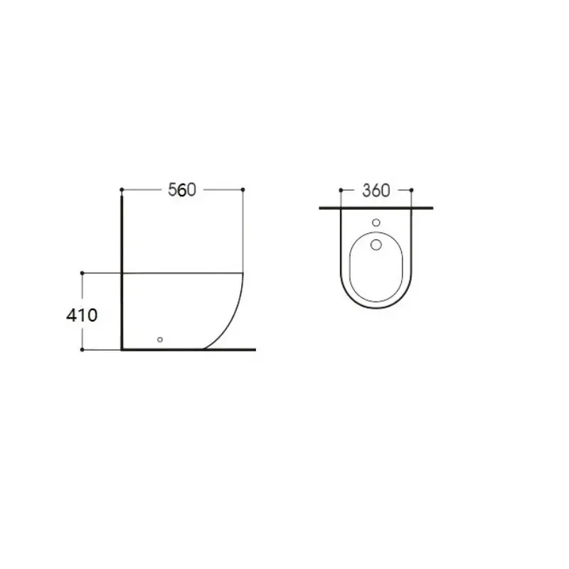 Биде напольное Aquatek Европа Белый AQ1017-00 Биде напольное Aquatek Европа Белый AQ1017-00 — изображение 2