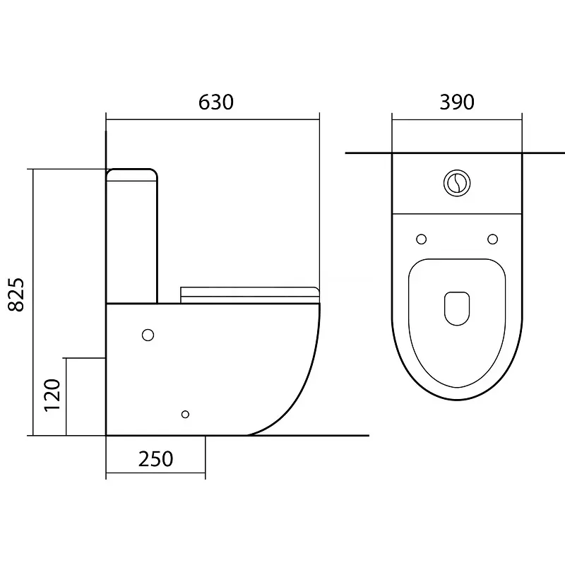 Унитаз-компакт Aquatek Европа с крышкой-сиденье Белый AQ2903-00 Унитаз-компакт Aquatek Европа с крышкой-сиденье Белый AQ2903-00 — изображение 2