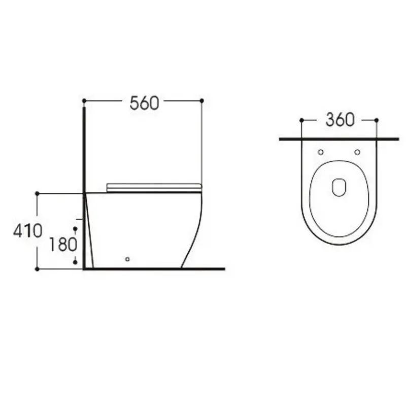 Унитаз приставной Aquatek Европа с крышкой-сиденье Белый AQ1902-00 Унитаз приставной Aquatek Европа с крышкой-сиденье Белый AQ1902-00 — изображение 2