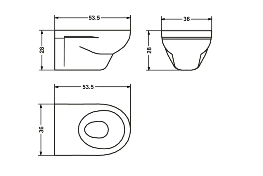 Унитаз подвесной Jacob Delafon Patio с сиденьем микролифт Унитаз подвесной Jacob Delafon Patio с сиденьем микролифт — изображение 3