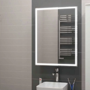 Шкаф зеркальный Агата Allure 55 правый с сенсором и розеткой Белый МВК003 Шкаф зеркальный Агата Allure 55 правый с сенсором и розеткой Белый МВК003