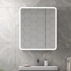 Шкаф зеркальный Агата Emotion 70 с датчиком движения Белый МВК029 Шкаф зеркальный Агата Emotion 70 с датчиком движения Белый МВК029