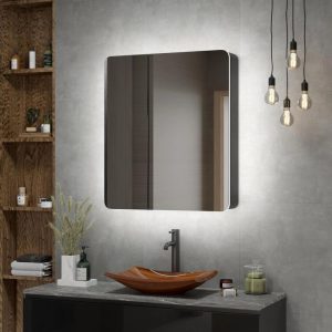 Шкаф зеркальный Агата Eltoro Black 76 c датчиком движения, розеткой Черный МВК114 Шкаф зеркальный Агата Eltoro Black 76 c датчиком движения, розеткой Черный МВК114