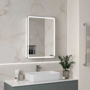 Шкаф зеркальный Агата Belle 60 правый с подогревом Белый МВК150 Шкаф зеркальный Агата Belle 60 правый с подогревом Белый МВК150